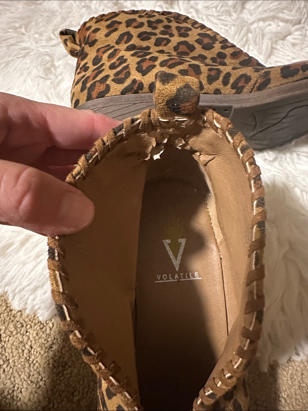 Volatile Leopard Print booties - Picture 4 of 6